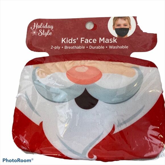 BNWT Kids Santa Mask and Elf on‎ The Shelf Shirt - Picture 4 of 6